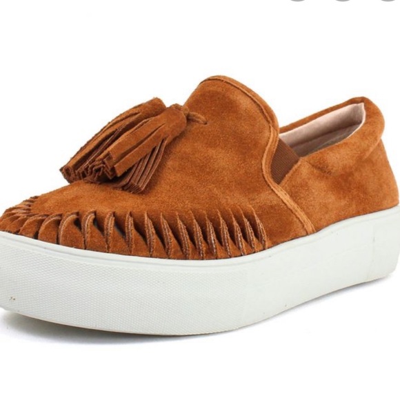 J/SLIDES Shoes - J/Slides Aztec Woven Tassel Sneaker